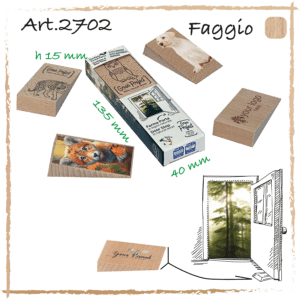 Fermaporta personalizzabili in legno, gadget originale personalizzabile. Publiroom.